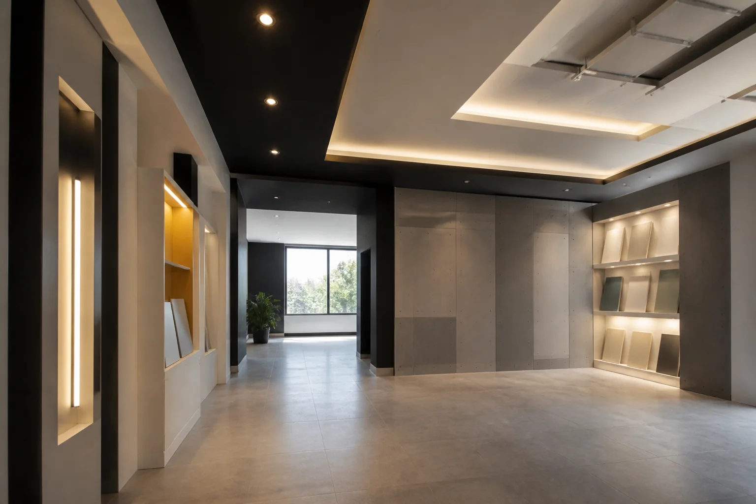 Showroom moderne de placo et faux plafonds DariPro