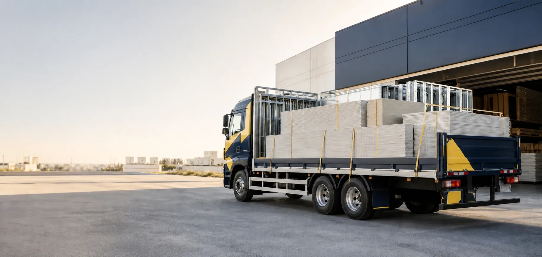 Livraison de matériaux de construction DariPro en Tunisie